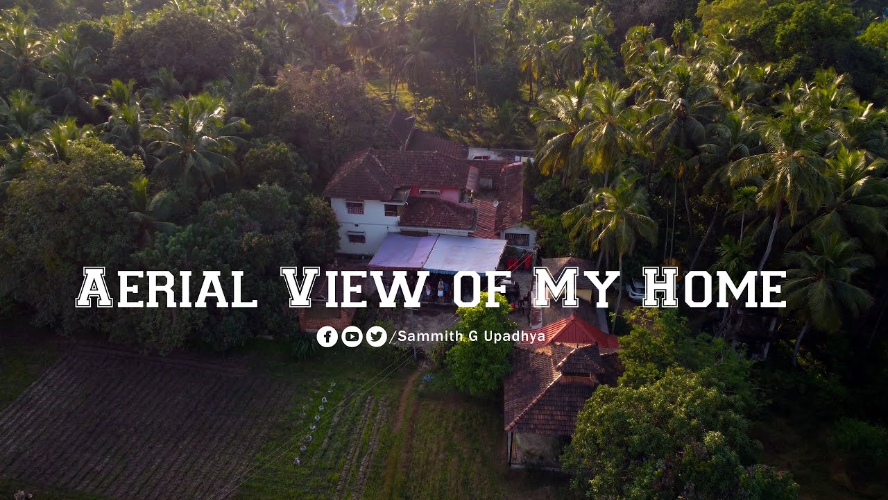 Aerial View of My Home | Surrounding View | Gundmi Village | Karnataka