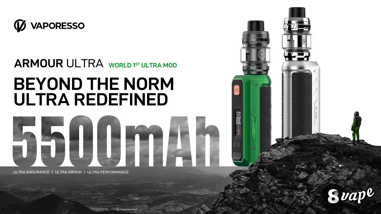 Vaporesso ARMOUR ULTRA 100W Kit Review &ndash; Rugged DL Vape with IP68/IP69K Protection