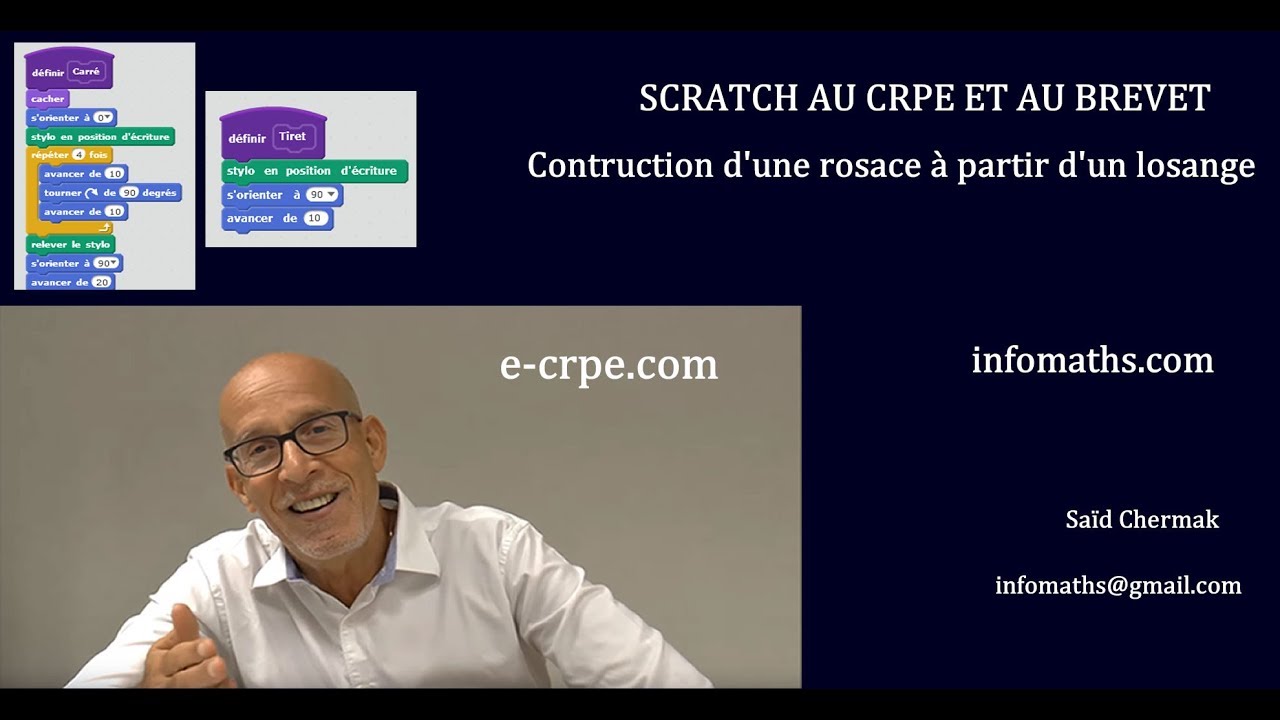 SCRATCH AU CRPE ET AU BREVET.