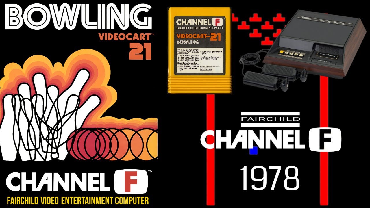 Videocart-21: Bowling (1978) [Channel F] - El boliche digital