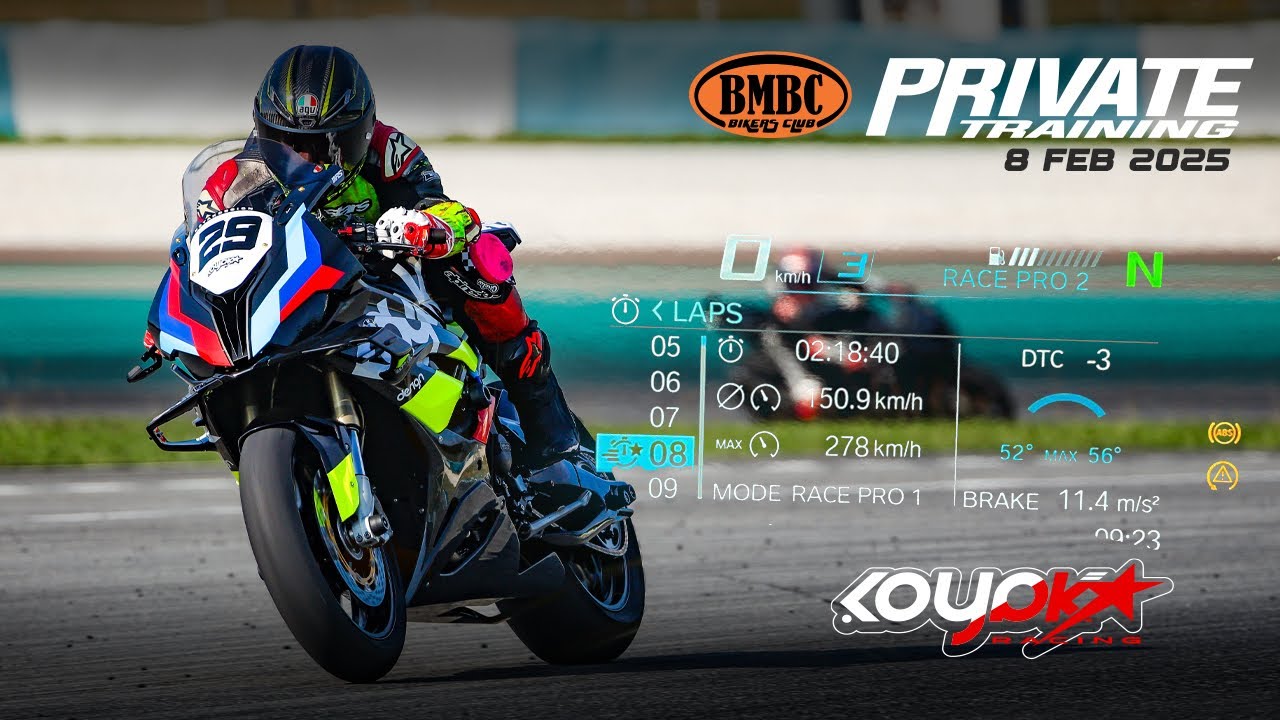 BMBC TRACKDAY | 8 FEB 2025 - BMW S1000RR K67 2023 . SEPANG INTERNATIONAL CIRCUIT . CLOCK 2:18:40