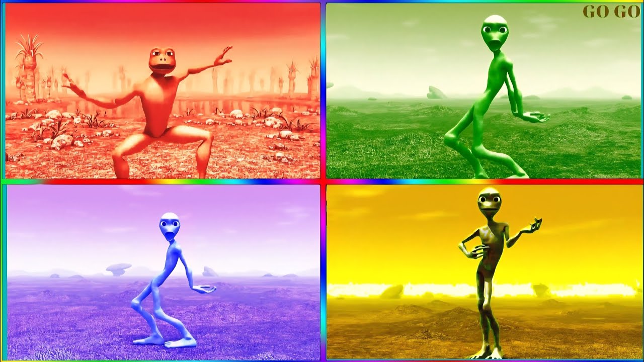 Epic Alien Dance  | Dame Tu Cosita Style Animation