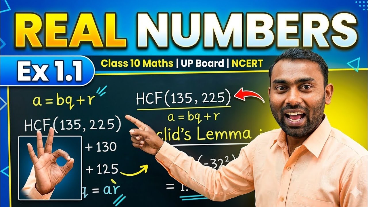 Class 10th Real Numbers One Shot | Chapter 1.1 