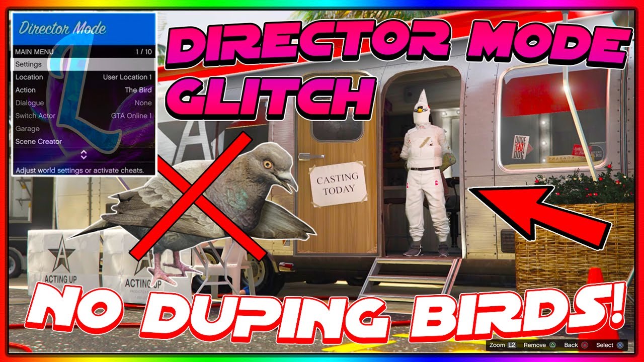 *NEW* GTA 5 ONLINE DIRECTOR MODE GLITCH WITHOUT DUPING BIRDS AFTER PATCH 1.58