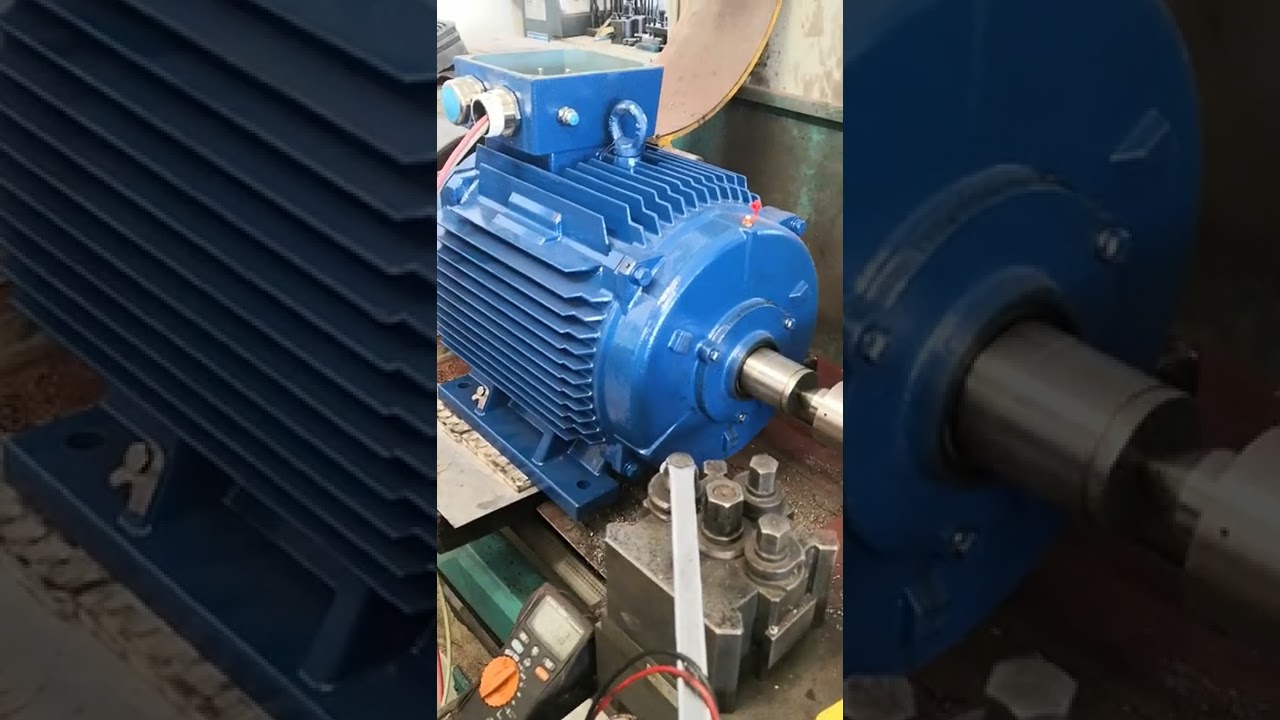 Test generatore idroelettrico-eolico trifase 30kw 500 rpm