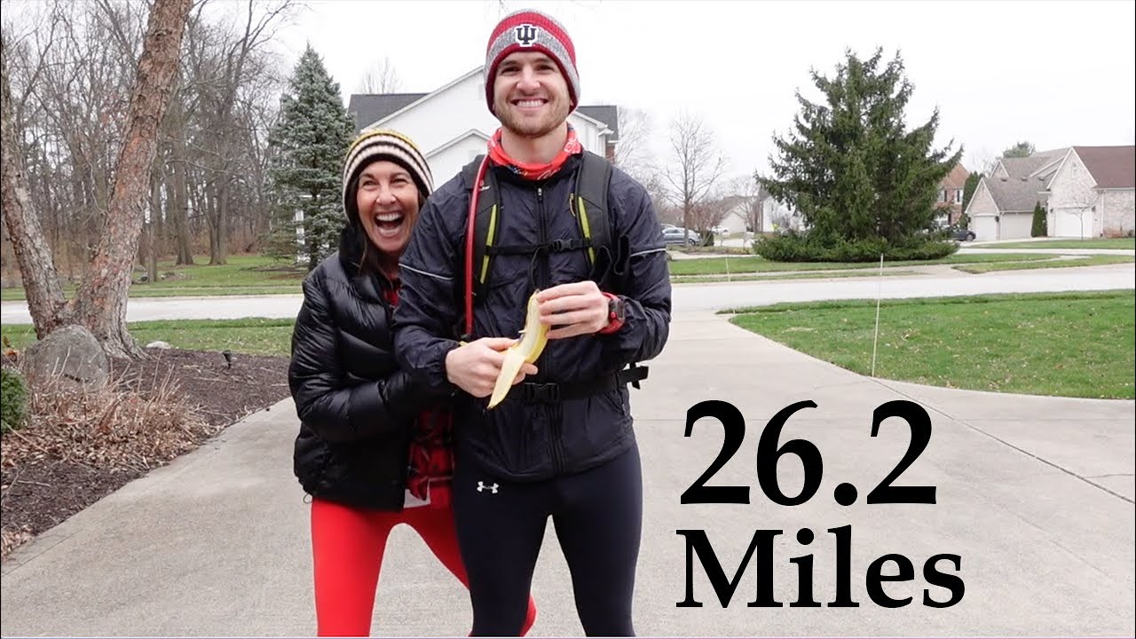 I walked a Marathon for fun.