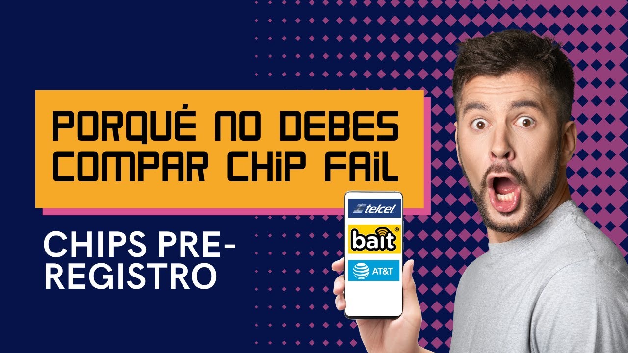 No compres Chips registrados - PELIGRO!