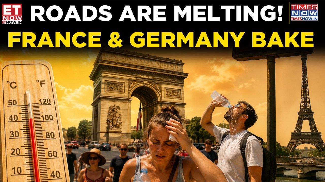 WATCH: Europe Sizzles Under Extreme Heat | France & Germany Battle Soaring Temperatures | World News