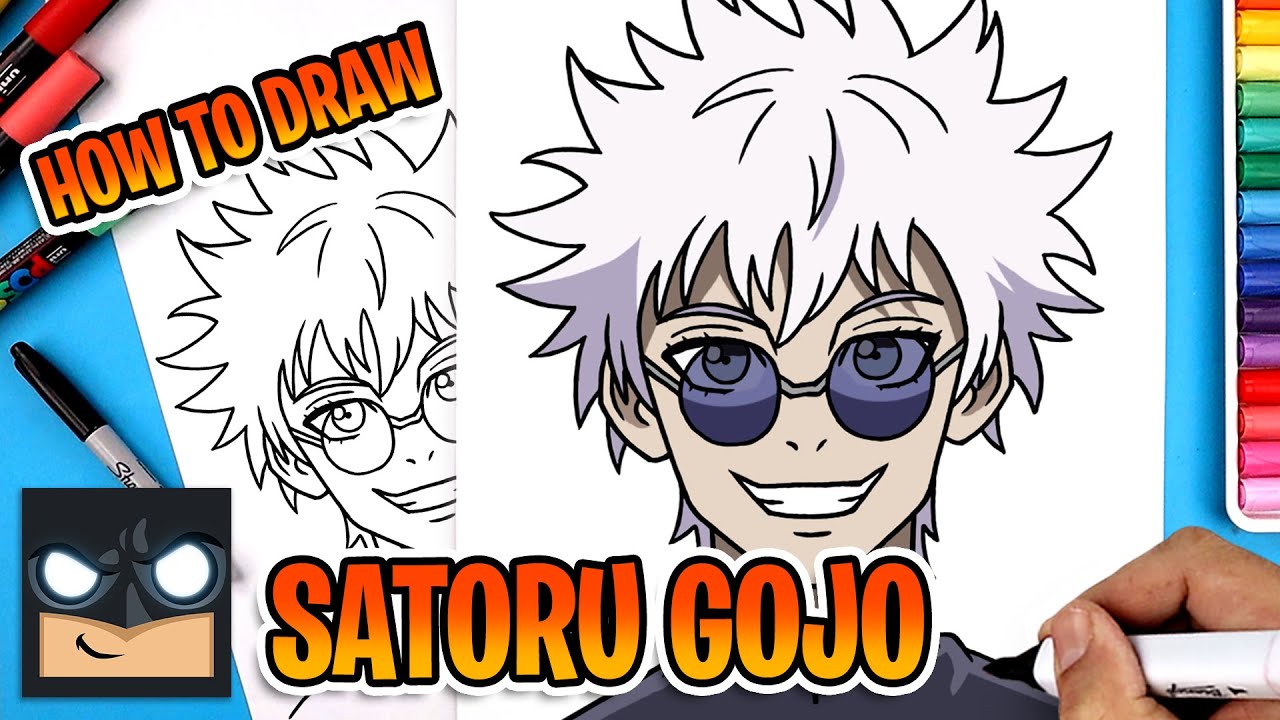 How to Draw Satoru Gojo | Jujutsu Kaisen