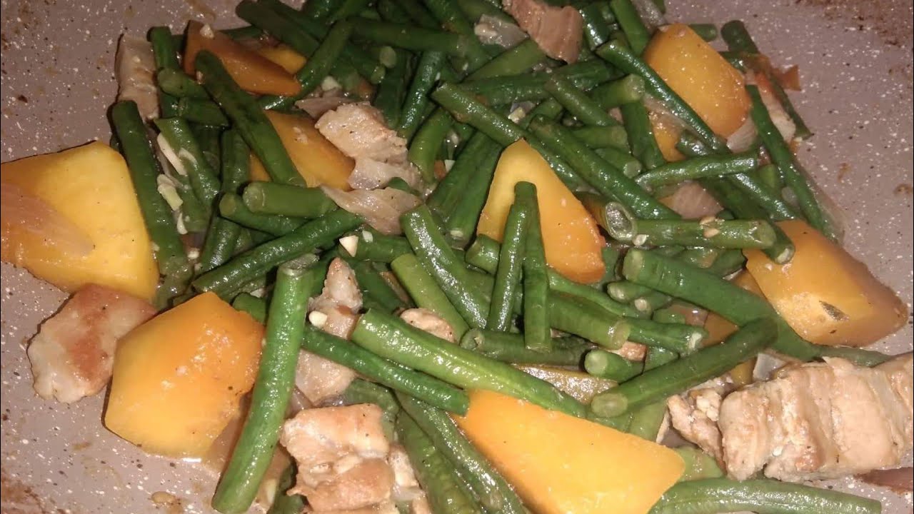 sitaw at kalabasa na ginisa/RR kusina