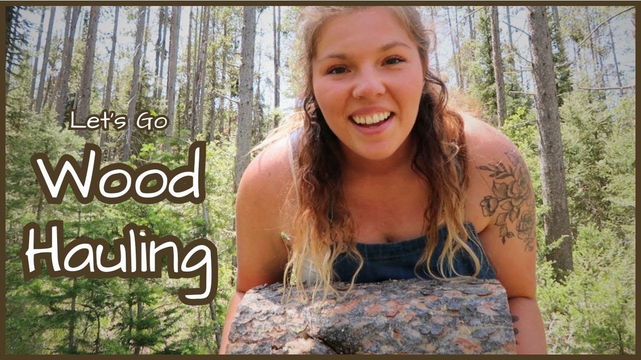 Spend A Day in the Forest With Me WOOD HAULING // Gathering Firewood For Winter // Idaho Mountains