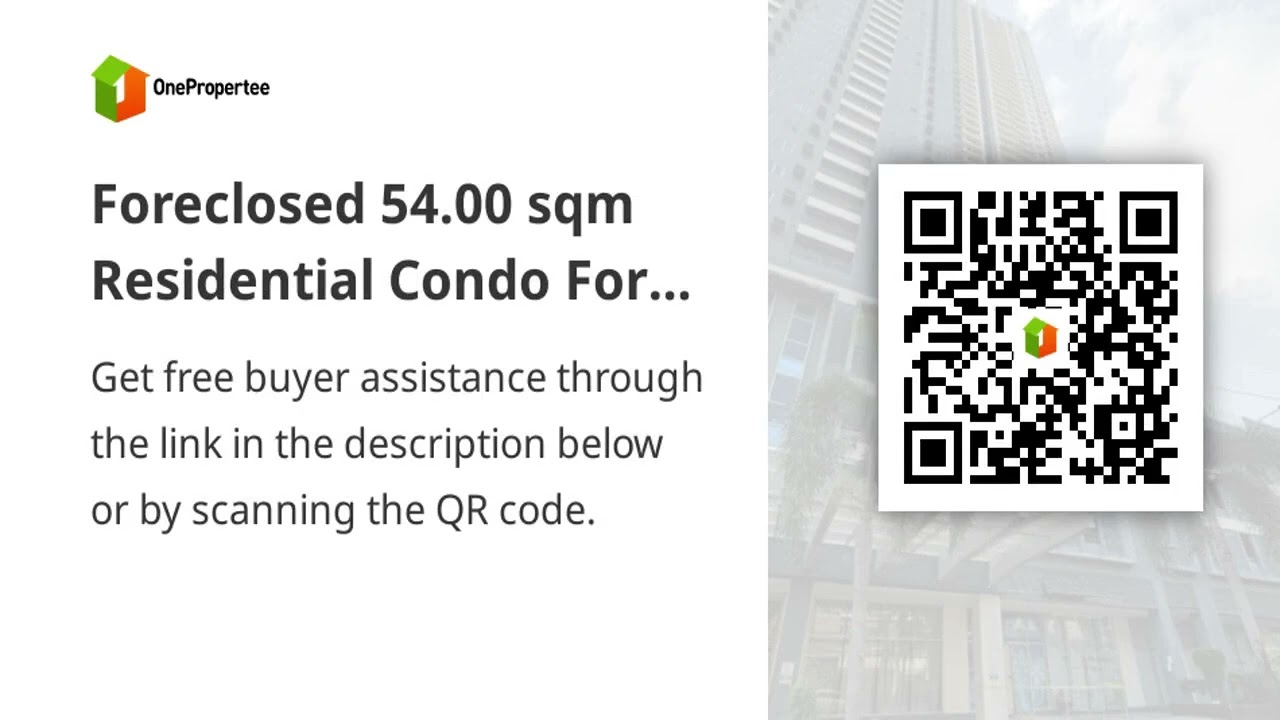 Foreclosed 54.00 sqm Residential Condo For Sale in Quezon City