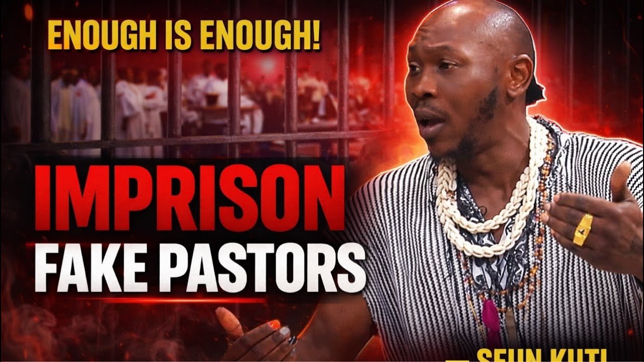 NIGERIAN PASTORS DOING FAKE MIRACLES SHOULD BE IN PR!SON --FEMI KUTI