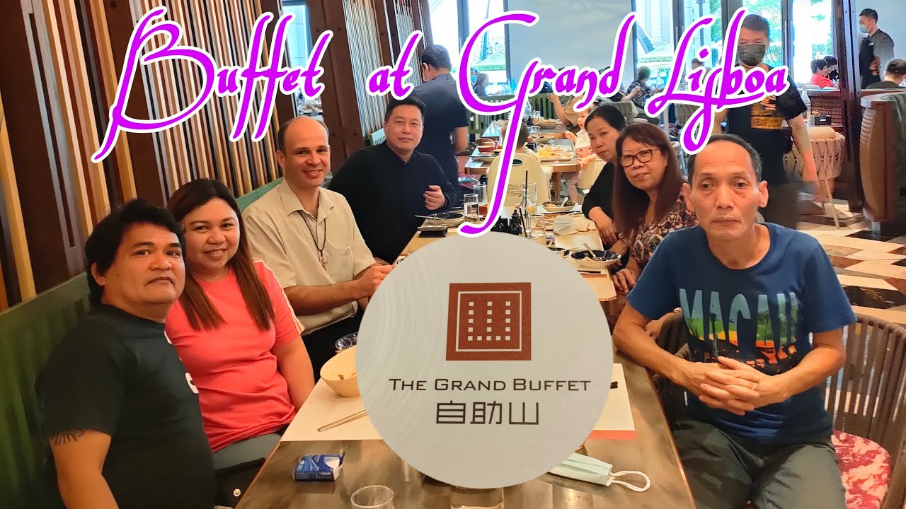 Grand Buffet at Grand Lisboa Macau, Alok B-day with Fr. James & Fr. Rafael