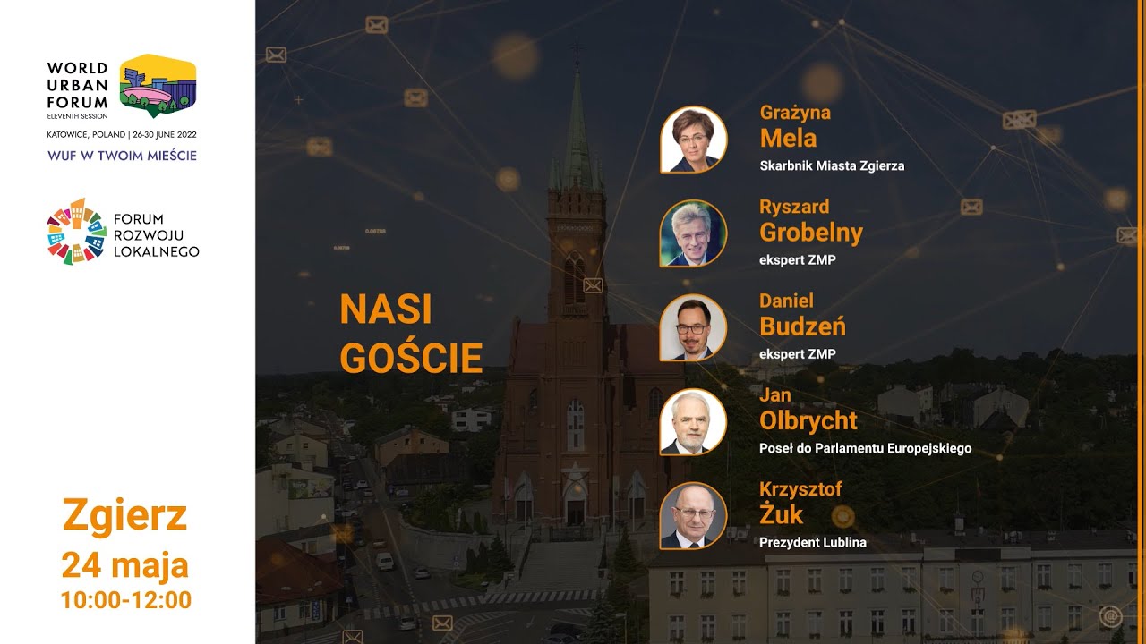 Zaproszenie na XXIX Forum Rozwoju Lokalnego w ramach WUF - Zgierz