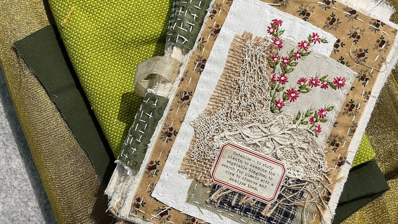 Part 11 Journal of Snippets #jenniferclouston a journal for my 60mins of stitching #stitchedsnippets