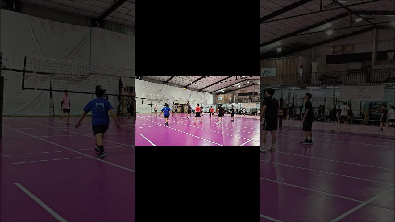 20250621-NVA前場下午場第四輪第二局-對方竟然單手攔網!? #排球  #volleyball #spike #sports #shorts