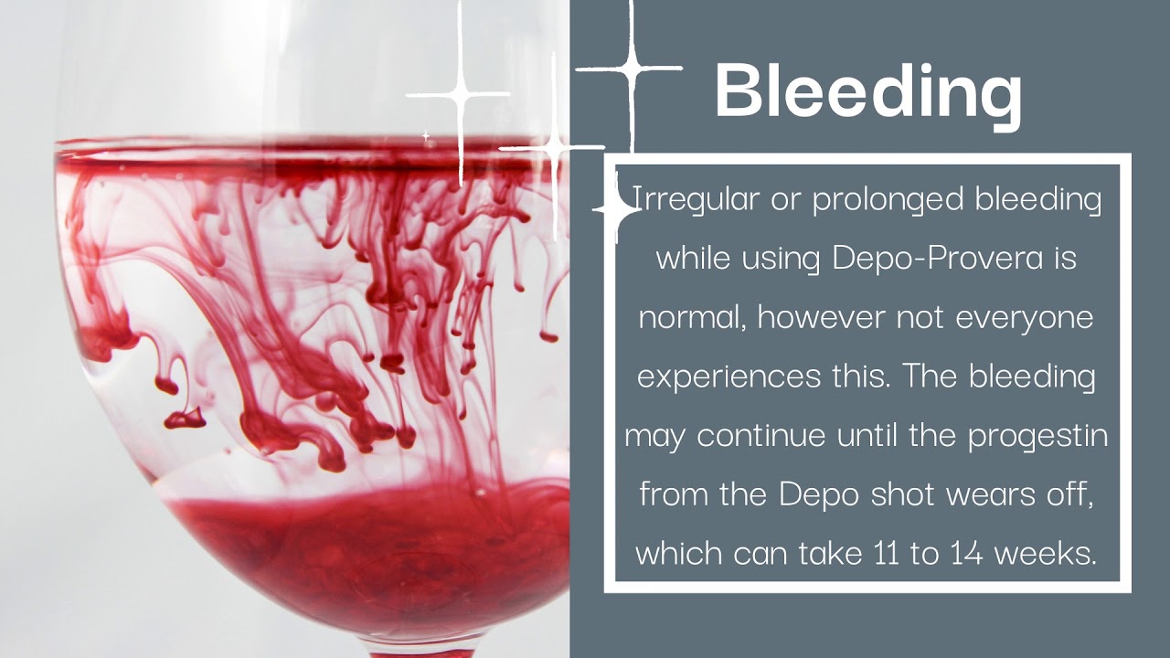 What happens when you stop the injection?