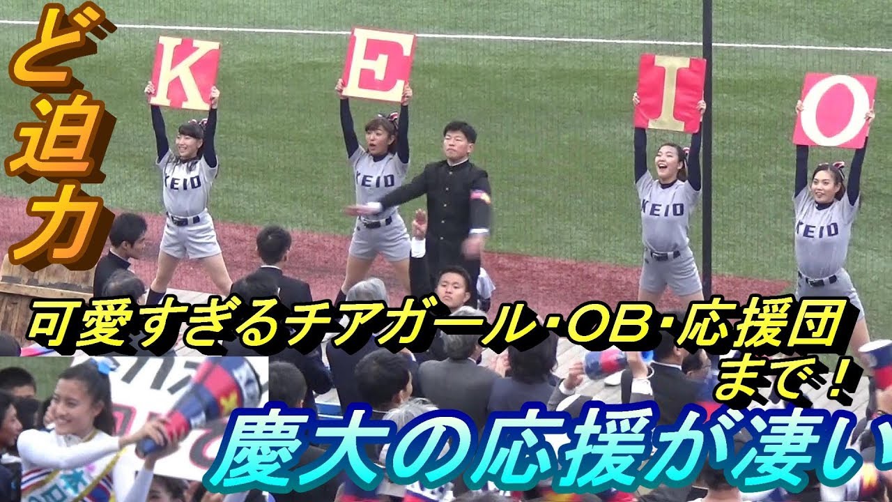 慶応大学の応援団が凄すぎる！チアガール華やか過ぎ！