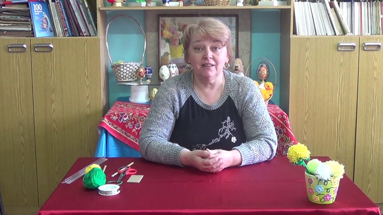 Мастер-класс «Одуванчик из ниток»