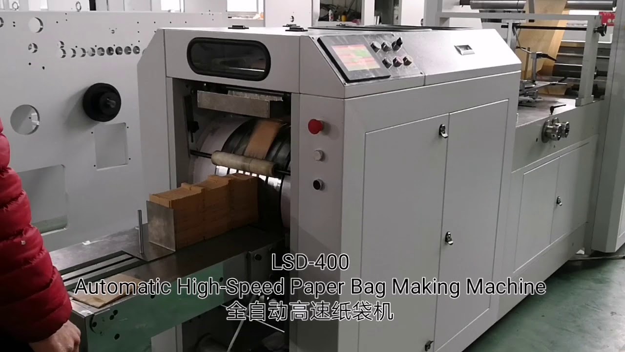 LSD-400 Automatic High-Speed ​​Paper Bag Making Machine
