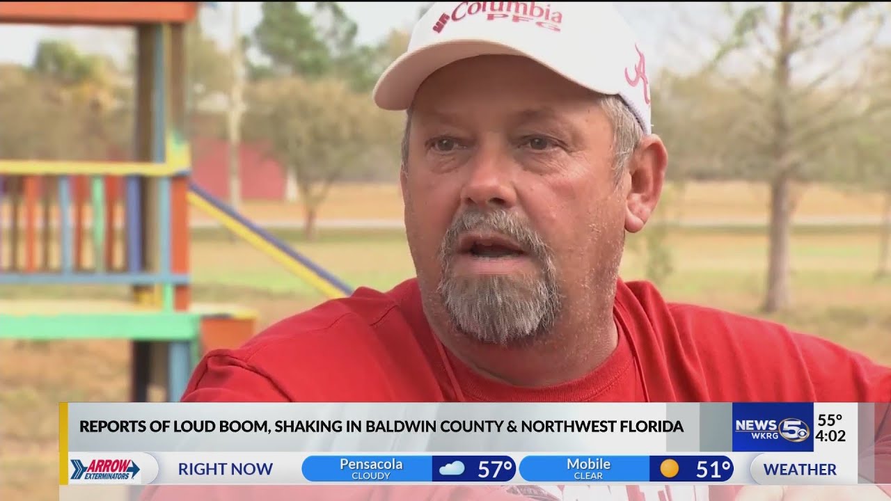 DEVELOPING: Reports of loud boom, shaking in Baldwin County, Northwest Florida