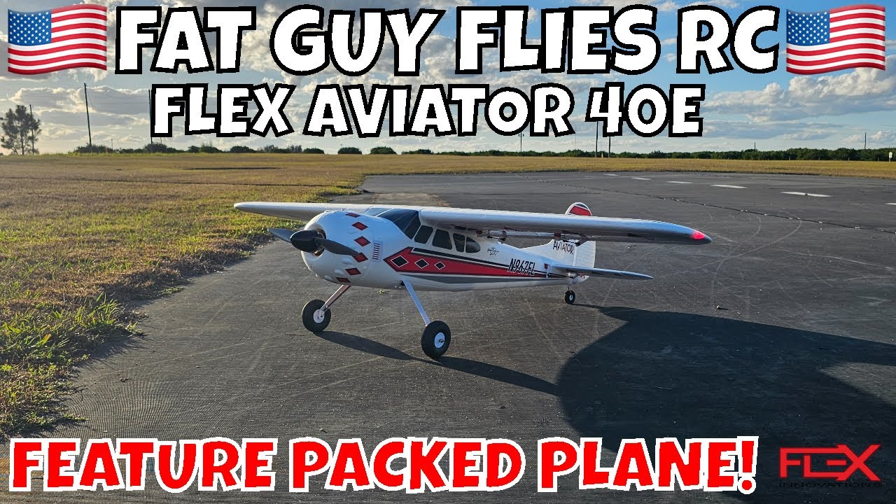 NEW! FLEX AVIATOR 40E ONE FEATURE PACKED PLANE! by FGFRC #aviation #rc