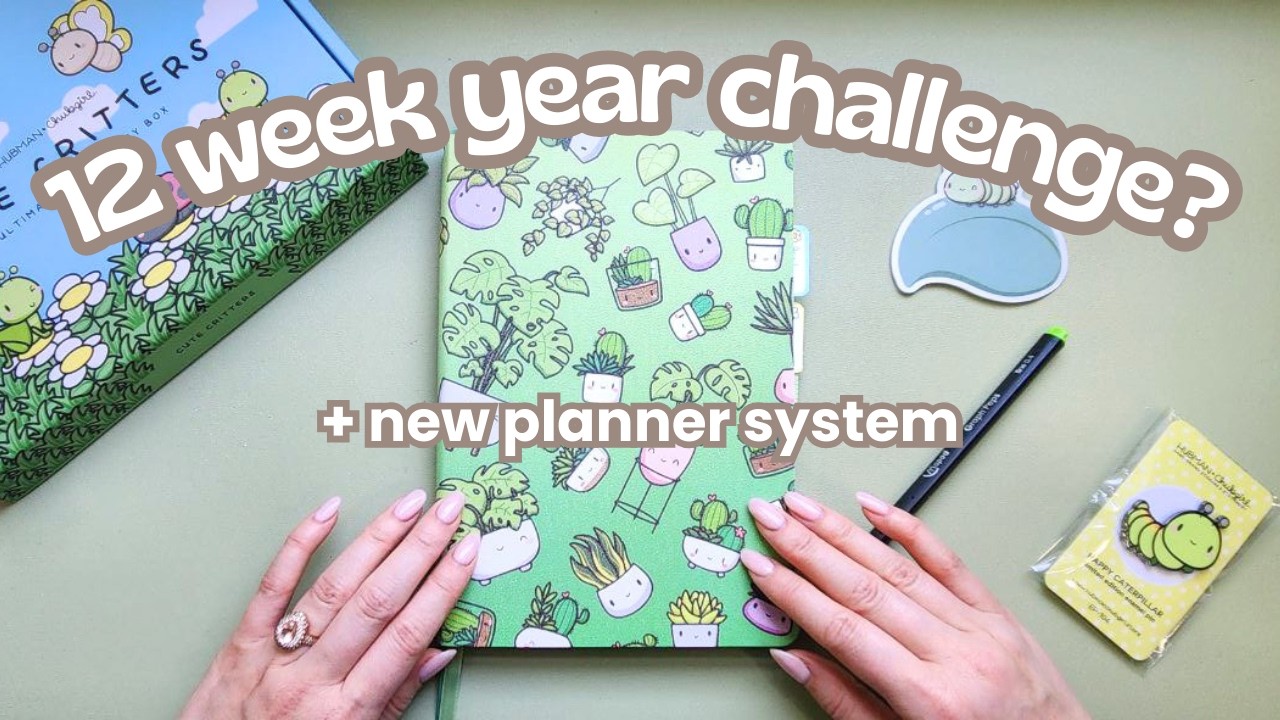New Planner Setup for My 12 Week Year ✨ Cozy Planning & Stationery Unboxing
