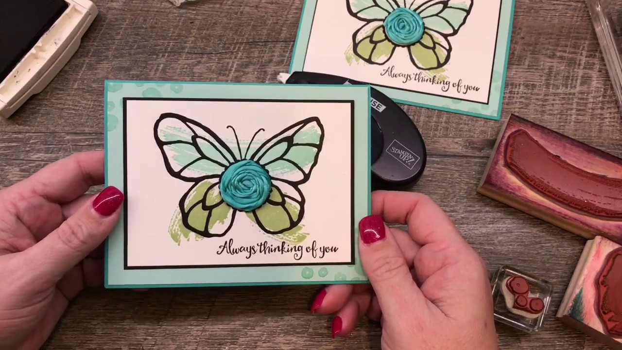New take on adding Ribbon to your cards