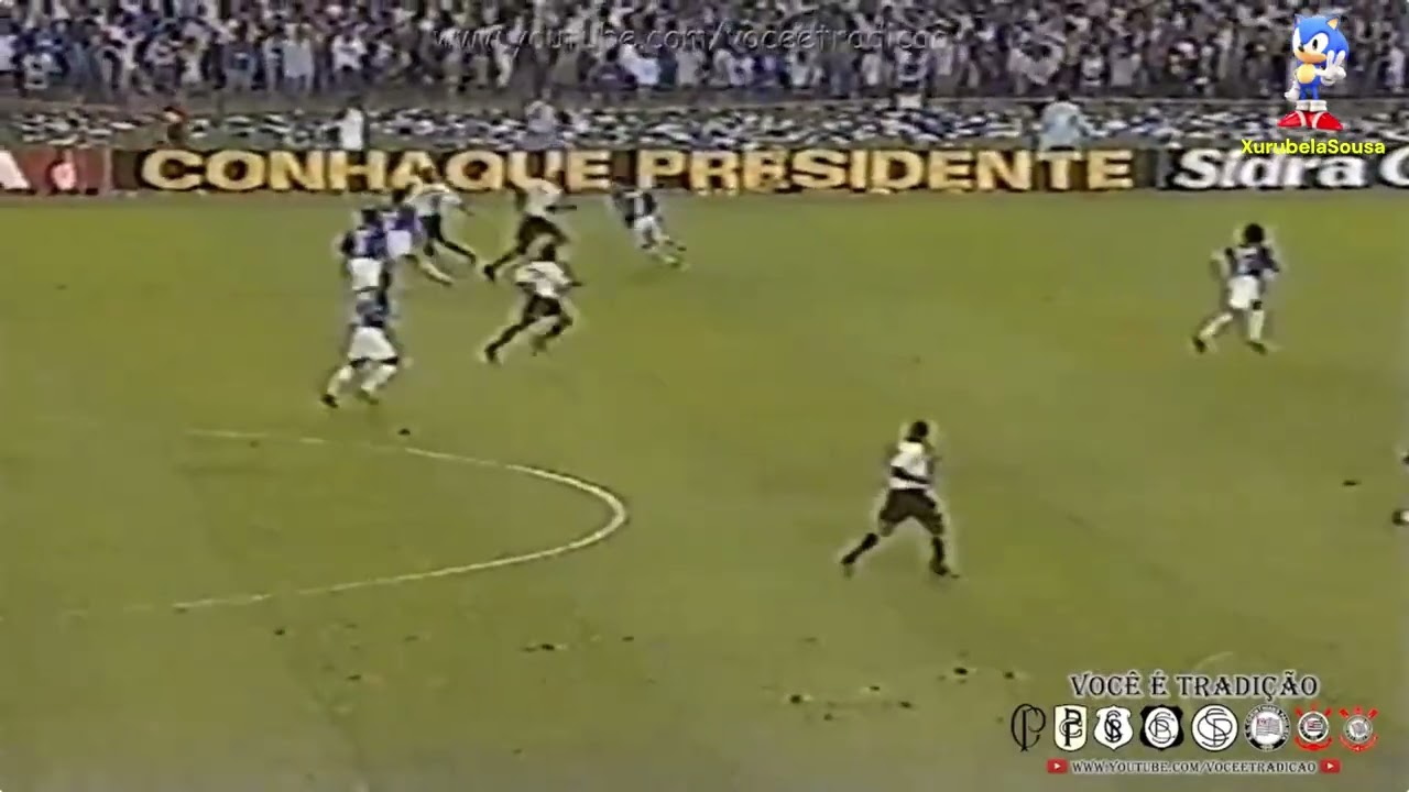 Marcelinho Carioca vs Cruzeiro - Primeira Partida das finais do Brasileirão de 1998.