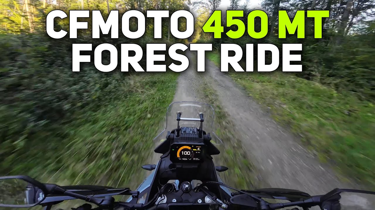 CFMOTO 450 MT - Forest Ride POV #2 [4K]