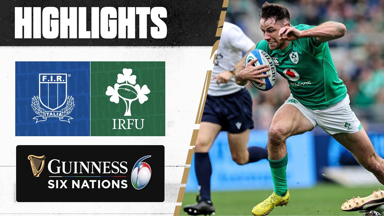 HIGHLIGHTS | 🇮🇹 Italy v Ireland ☘️ | 2023 Guinness Six Nations