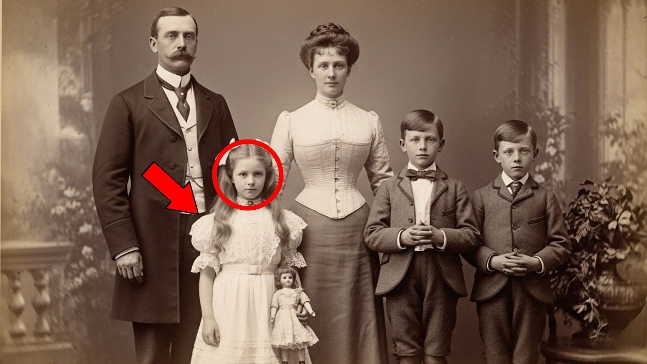 A Family Photo from 1895 Seems Normal. When They Zoom in on the Girl, They Discover Something