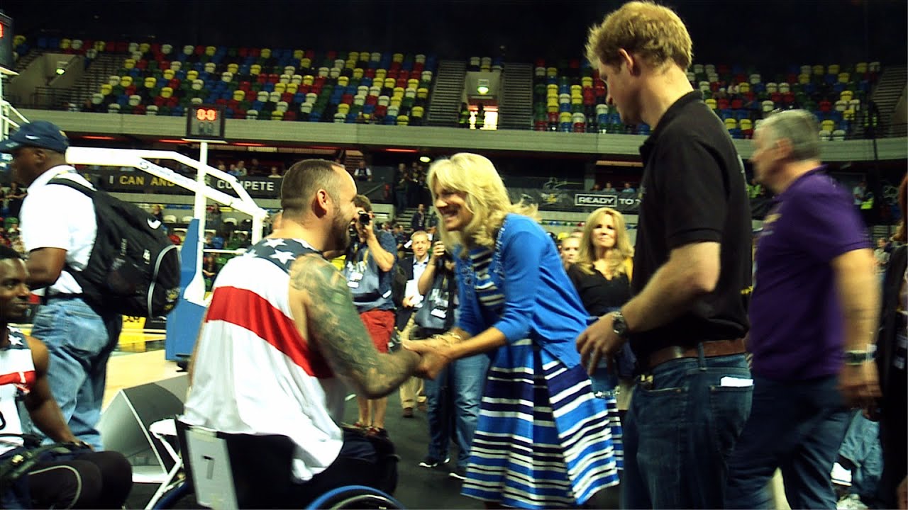 At the Invictus Games with Dr. Jill Biden & The U.S. Team