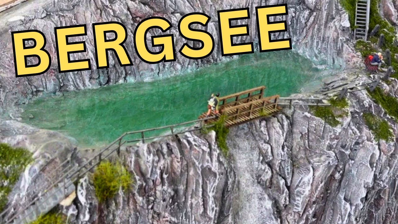 Modellbau: Wassergestaltung für einen Bergsee! TUTORIAL