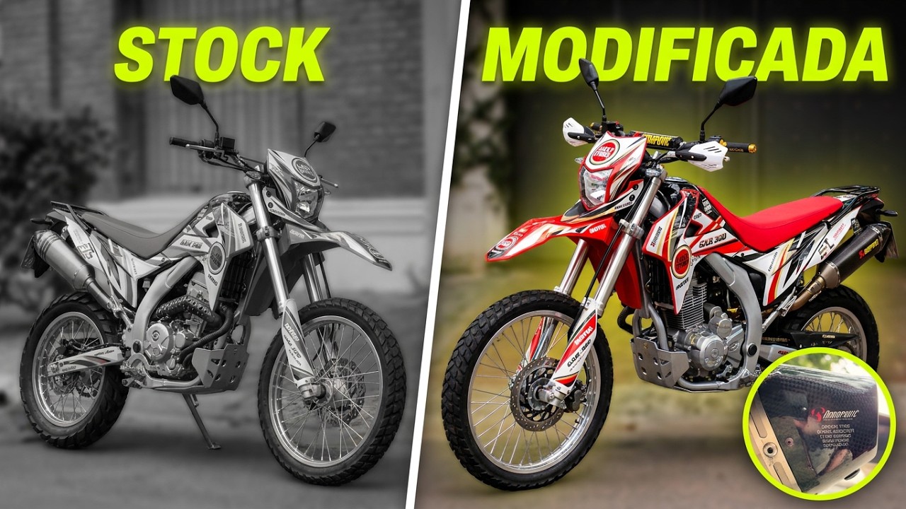 Personalizar Tu moto 300cc Modificada Tuning - Loncin SX3. YF300