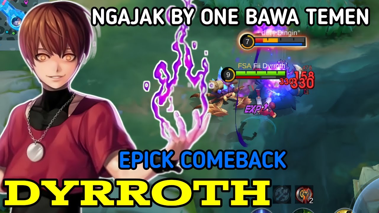 Dyrroth Damage Counter Bane!! Build Dyrroth Tersakit 2025 - Build Top 1 Global Dyrroth ~ MLBB