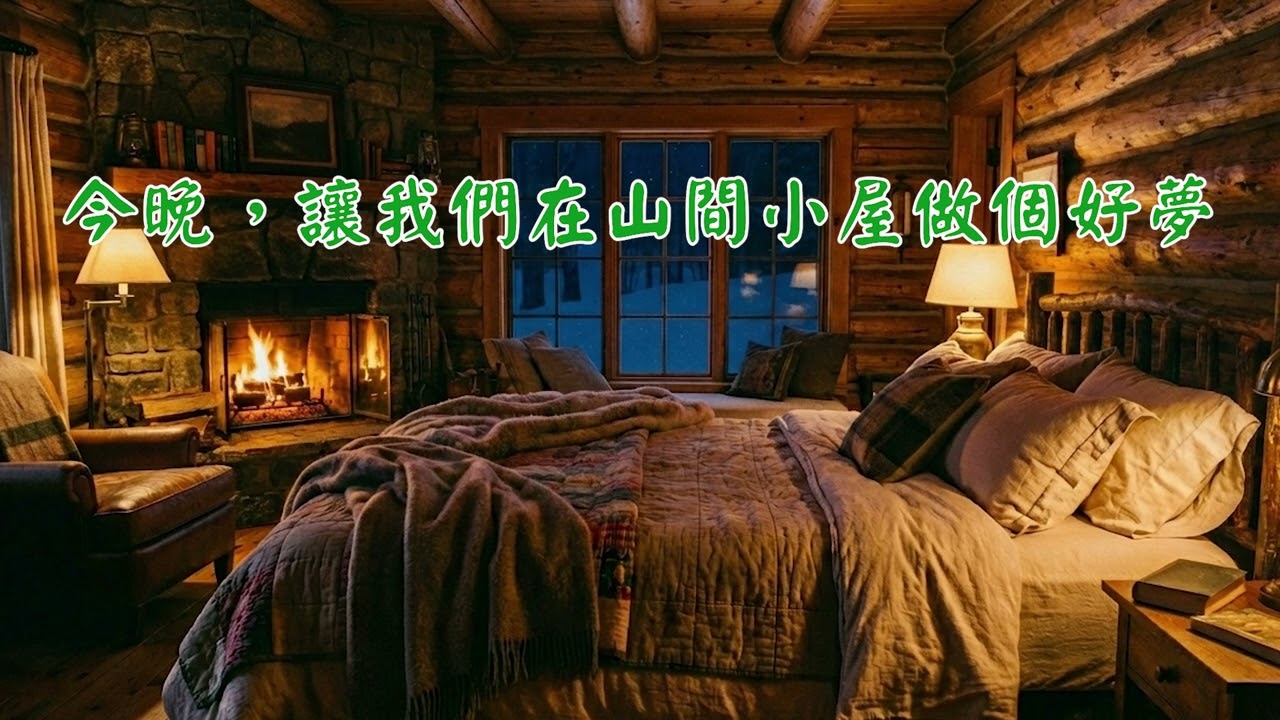 今晚，讓我們在山間小屋做個好夢 🌙#睡眠音樂 #助眠音樂 #深層睡眠 【9453Lazy Cat】