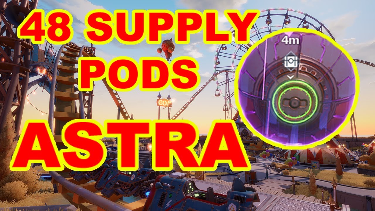 All 48 Supply Pods Location Astra Tower of Fantasy Global