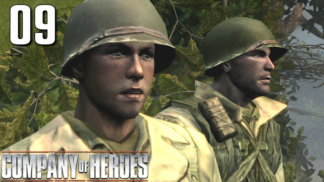 Company of Heroes: 100% (Эксперт) Прохождение Часть 9 &mdash; Высота 192 (Без комментариев)