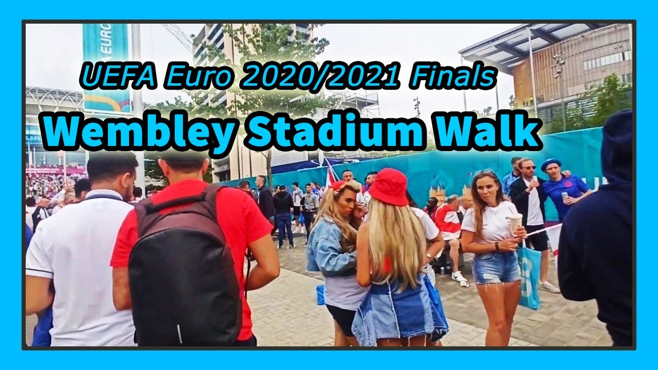 Wembley Stadium Walk During The 2020/2021 UEFA Euro Championship Finals (England vs Italy)