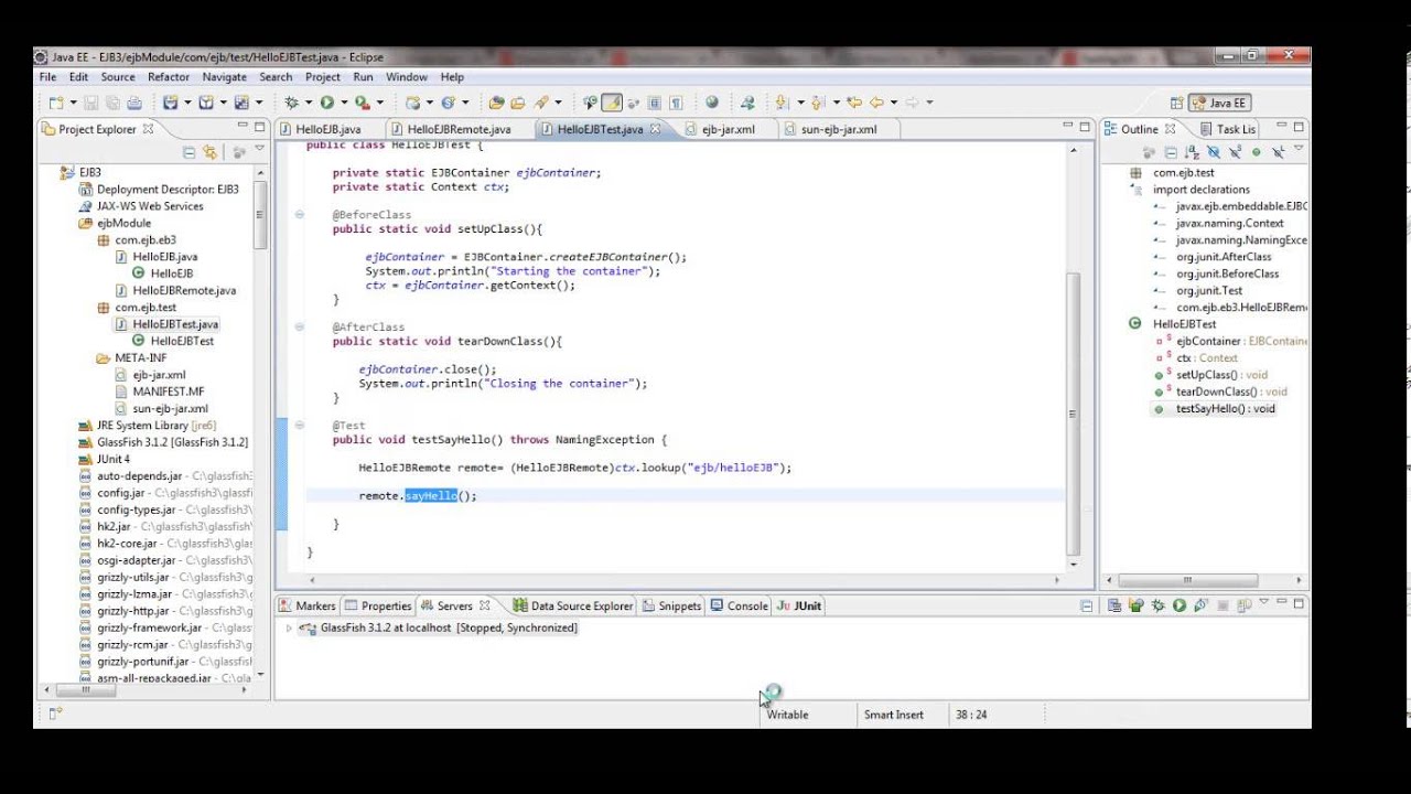 EJB 3 Testing