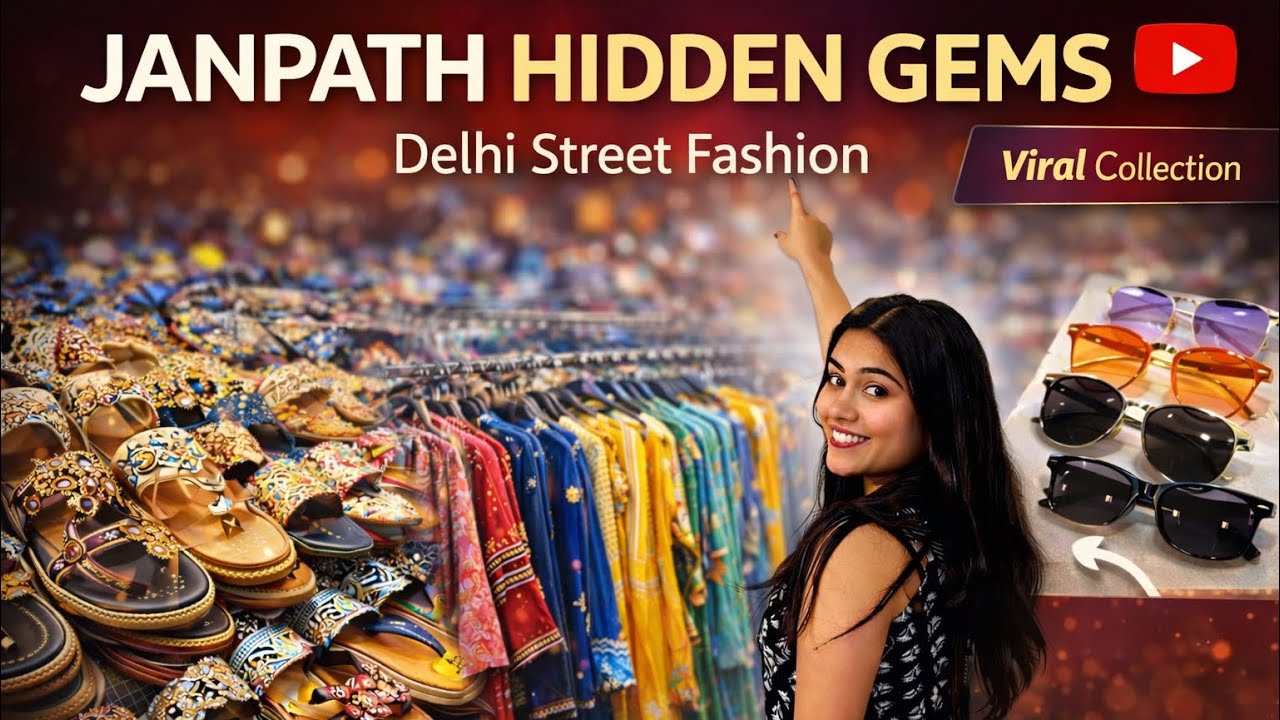😍Janpath Market Delhi 🛍 Budget Shopping💸 | Footwear 👠Instagram Viral 👘Kurtis! #janpathmarketdelhi