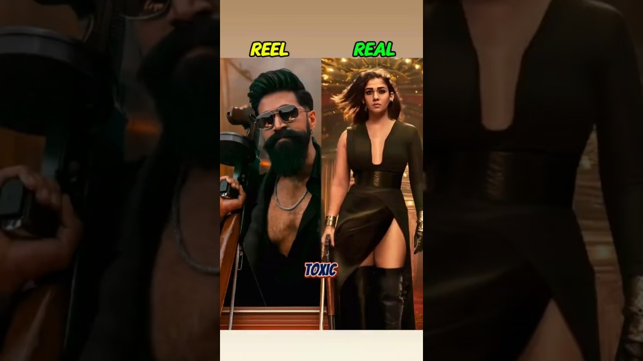 Toxic Movie Cast Cast Reel vs Real lifestyle🔥 | #toxic #yashtoxic #RukminiVasanth #kiaraadvani #yash