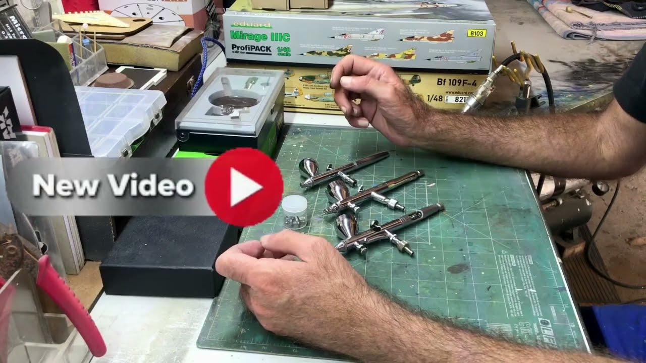 Review & demonstration of the Airbrush Needle Cap Set
