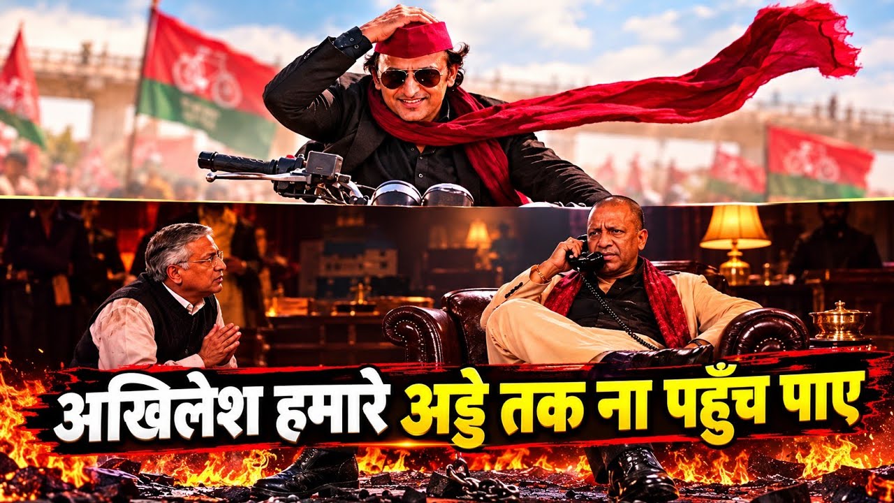 Akhilesh Yadav played an AI video at the press conference, everyone was rolling with laughter 😂 #...