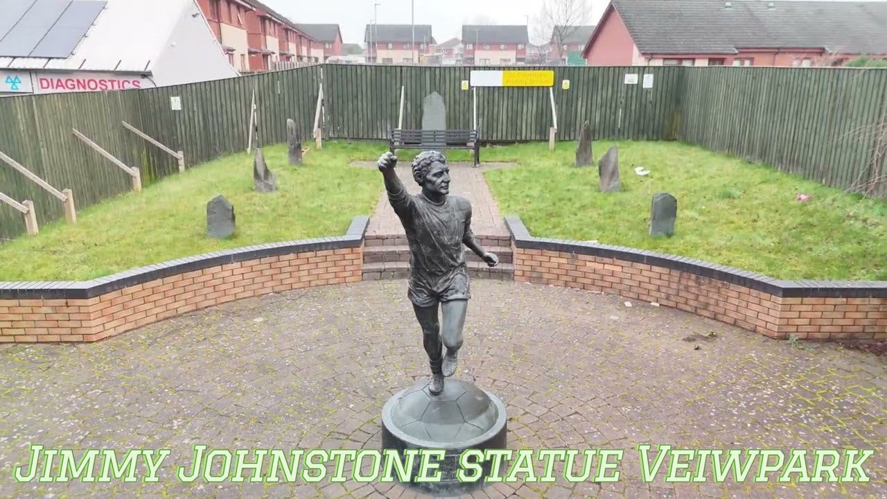Jimmy (Jinky) Johnstone statue View park