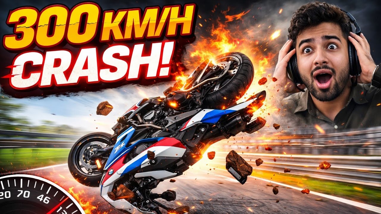 BMW S1000rr sc project | Deadly Track | Bike hui 300 paar fir hua ye 