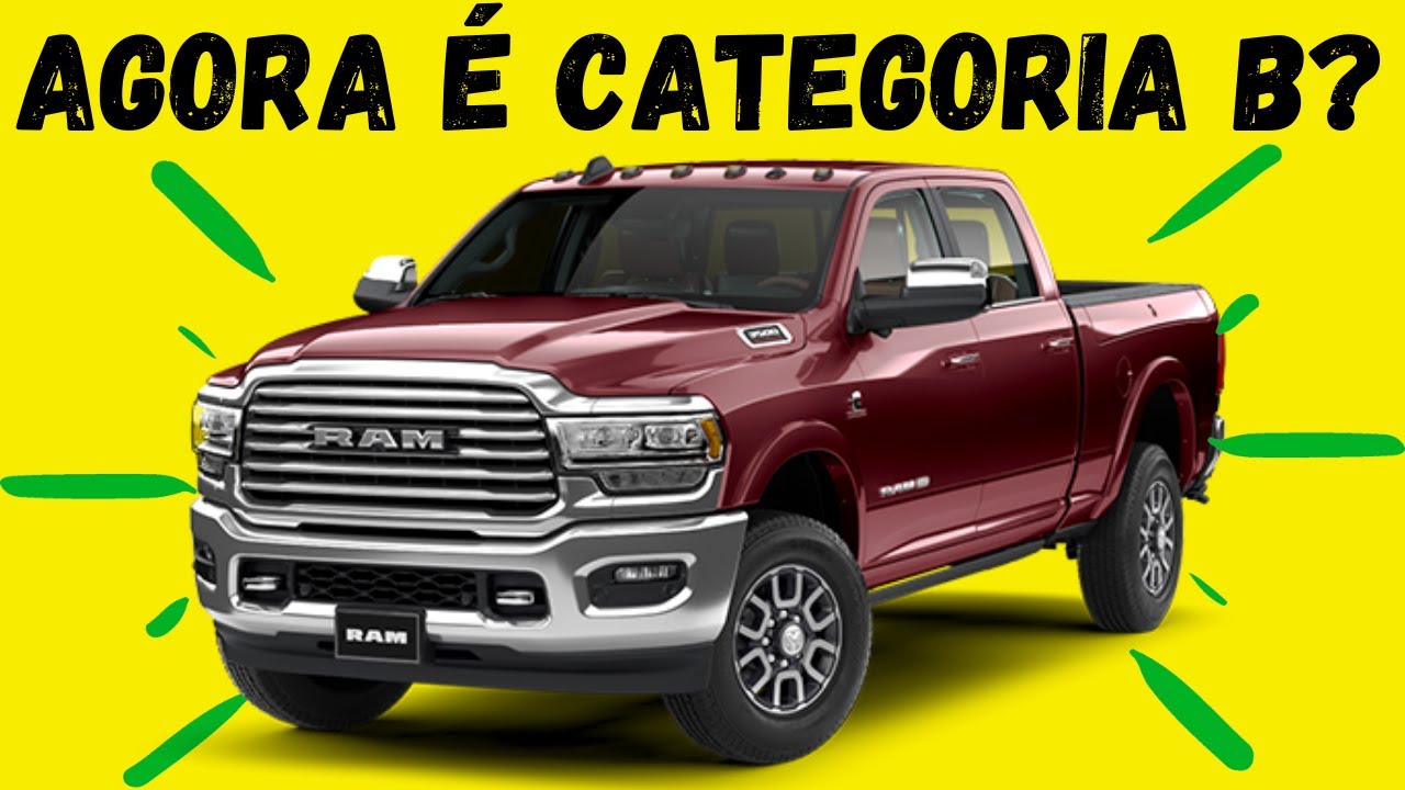 ATENÇÃO: DODGE RAM PODE DIRIGIR COM A CATEGORIA B?