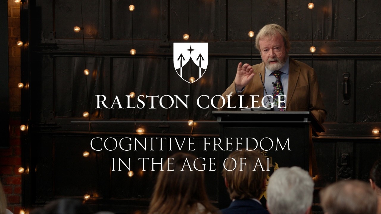 AI and the Battle for the Soul with Iain McGilchrist - Lecture 2: Cognitive Freedom in the Age of AI